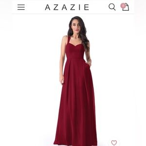 Azazie Cabernet Simona Dress